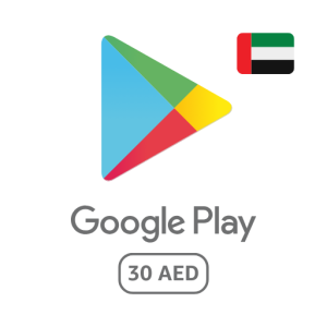 Google Play Gift Code 30AED (UAE Store Works in UAE Only)
