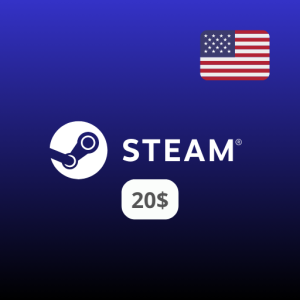 Steam Wallet Card USD 20 (US Store Works in USA Only)