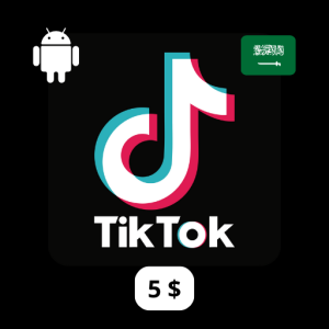 TikTok Card $5 (KSA Store)-available in Android only